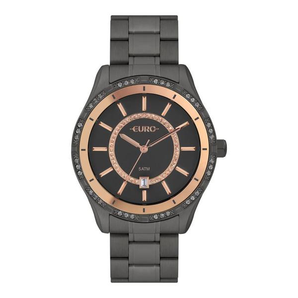 Relógio Euro Feminino Preto Eu21176Hac/K4F Preto Imagem de Relógio Euro Feminino Preto Eu21176Hac/K4F Preto