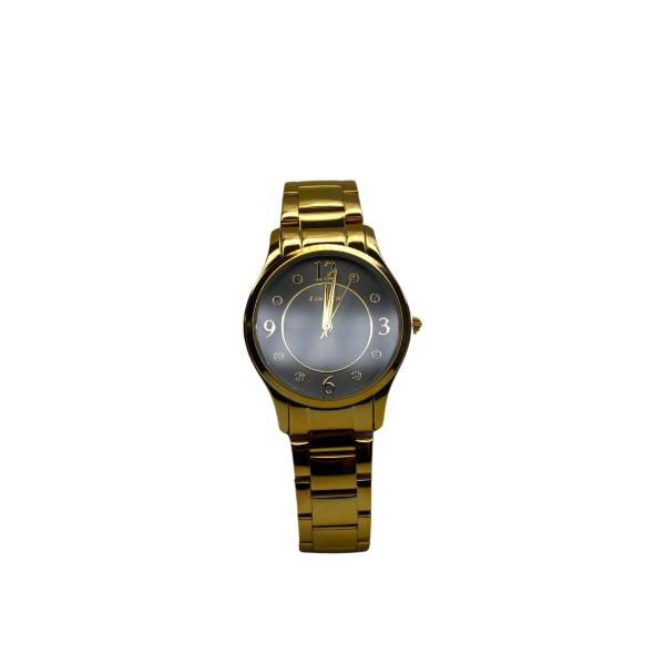 Imagem de Relogio feminino analogico dourado condor e pulseira dourada