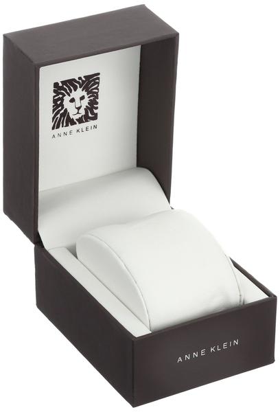 Relógio feminino Anne Klein com pulseira de couro de 28 mm, estojo resistente à água Imagem de Relógio feminino Anne Klein com pulseira de couro de 28 mm, estojo resistente à água