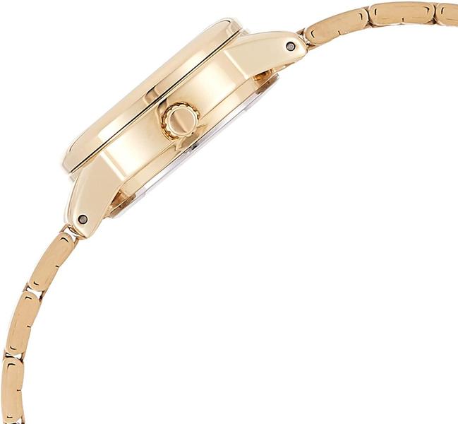 Imagem de Relógio Feminino Casio Collection Pequeno Redondo Aço Inóx Resistente Água Moderno Casual Dourado LTP-V002G 