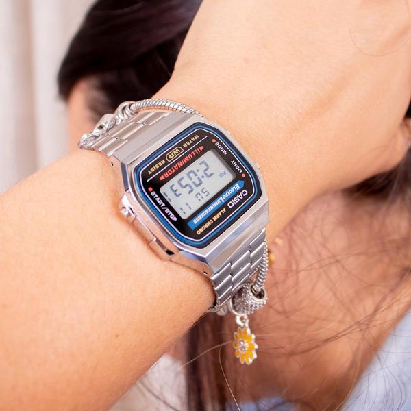 Imagem de Relógio Feminino Casio Vintage Digital Fashion A168WA-1WDF