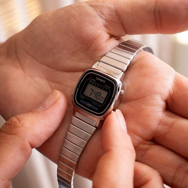 Imagem de Relógio Feminino Casio Vintage Prata Mini LA670WA-1DF