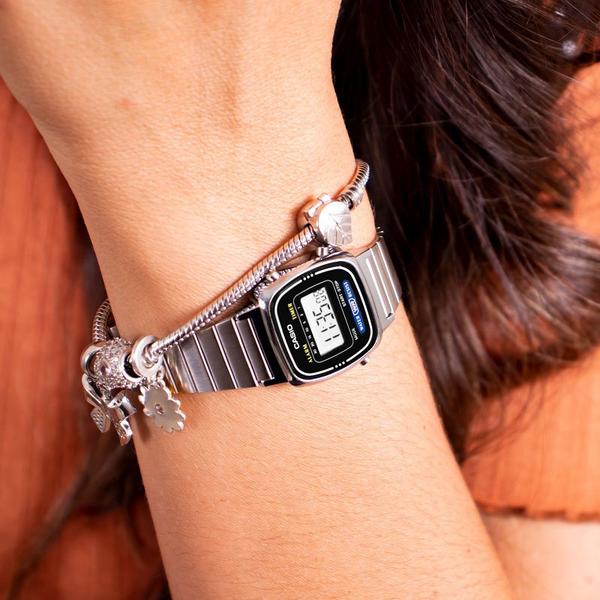 Imagem de Relógio Feminino Casio Vintage Prata Mini LA670WA-1DF