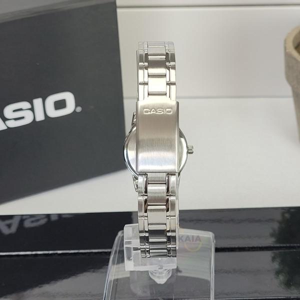 Imagem de Relógio Feminino Casio Vintage Redondo Classico Analógico Prata Pequeno Redondo Resistente Água Casual Social LTP-V002D