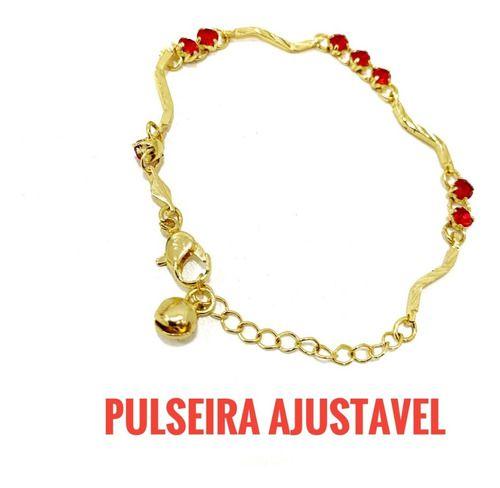 Imagem de Relógio Feminino casual Original douradoem aço + pulseira 