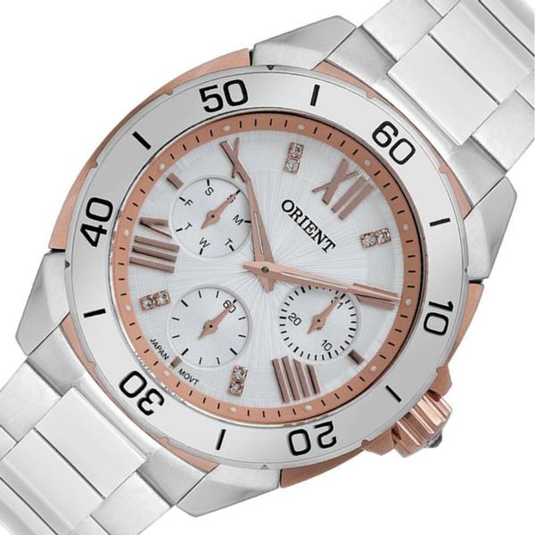 Imagem de Relógio Feminino Ceramic Orient Branco  FTKKM001 S3SB