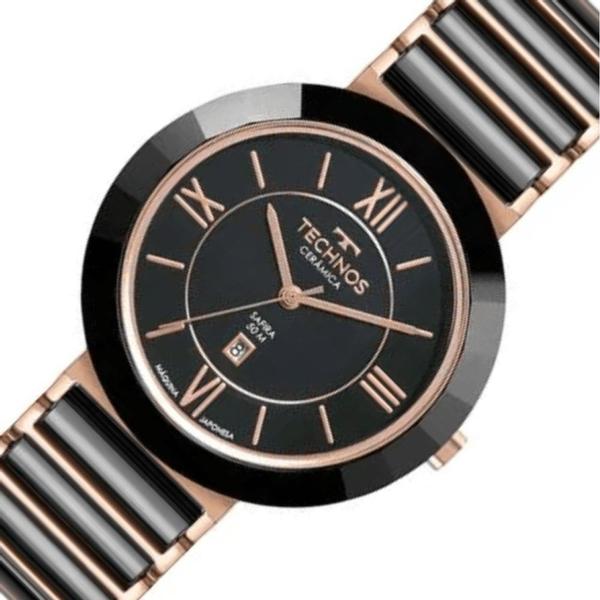 Imagem de Relógio Feminino Ceramic Technos Rosé  2015BBV/9P