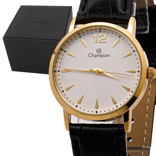 Relogio Feminino Champion Analogico Aço Inoxidavel Dourado Couro Social Original Resistent... Relogio Feminino Champion Analogico Aço Inoxidavel Dourado Couro Social Original Resistent...