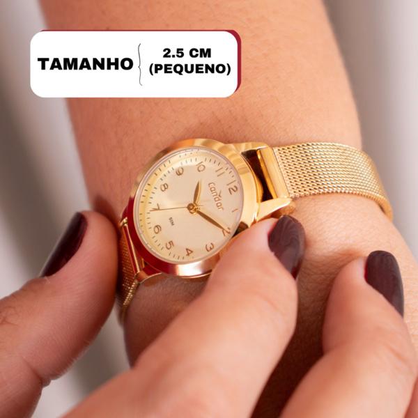 Imagem de Relógio Feminino Condor Analógico Dourado CO2035MZS/K4K