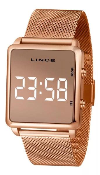 Imagem de Relógio Feminino Digital Lince Mdr4619L Bxrx Rosé