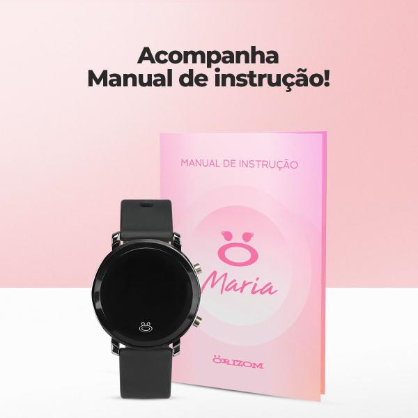 Imagem de Relogio feminino digital premium silicone casual envio 24h