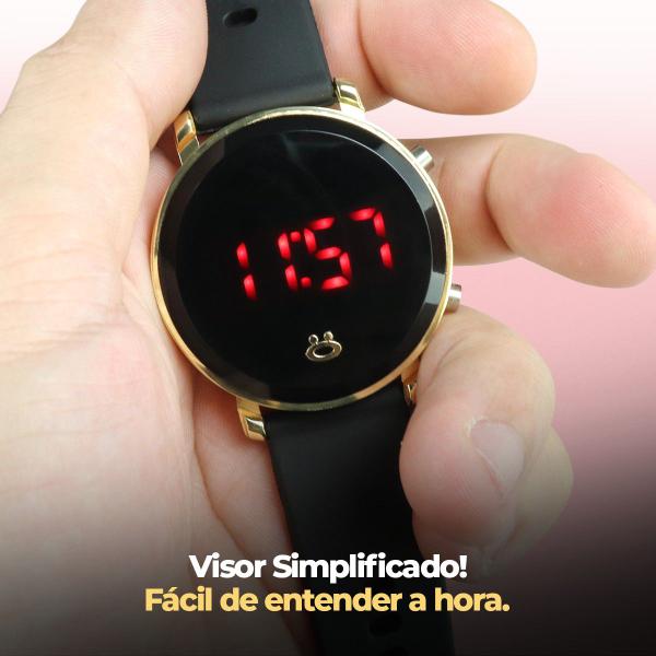 Imagem de Relogio feminino digital premium silicone casual envio 24h