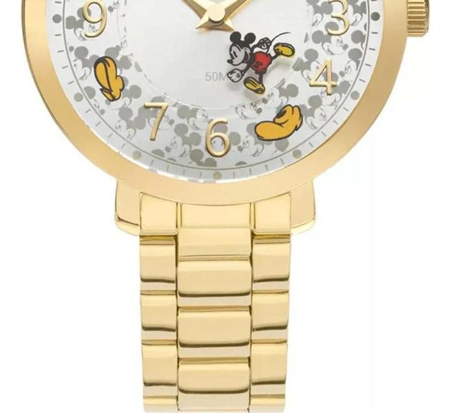 Imagem de Relógio Feminino Disney Mickey Dourado Condor-Co2034Al/I4K