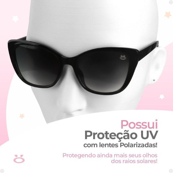 Imagem de Relogio Feminino Dourado Original Aço + Caixa + Oculos + Bracelete Digital Delicado Ajustavel