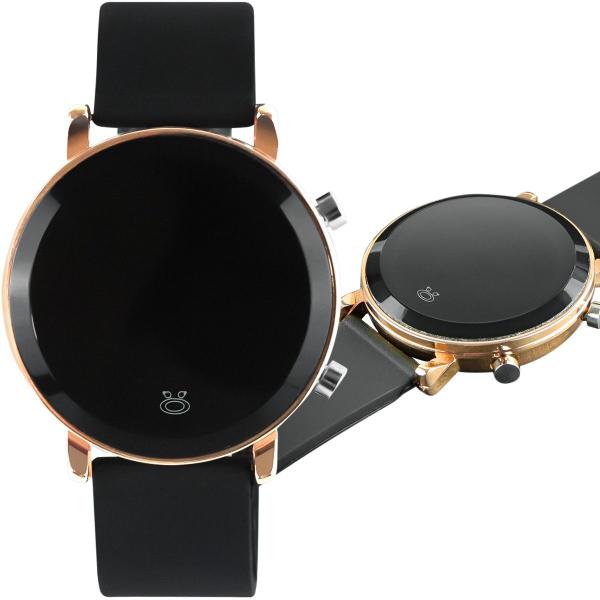 Imagem de Relogio feminino dourado premium silicone qualidade led moda original casual presente ajustavel