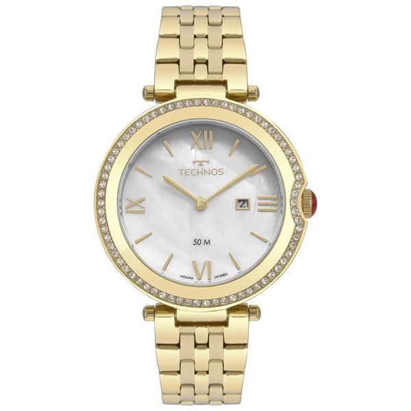 Imagem de Relogio feminino dourado technos original gl15at/4b