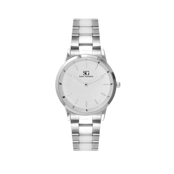 Imagem de Relogio Feminino Elegante Metal Belmont Silver 32mm