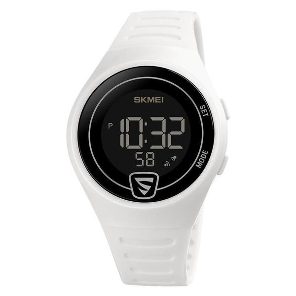 Imagem de Relógio Feminino Esportivo Skmei 1798 Digital Led Branco