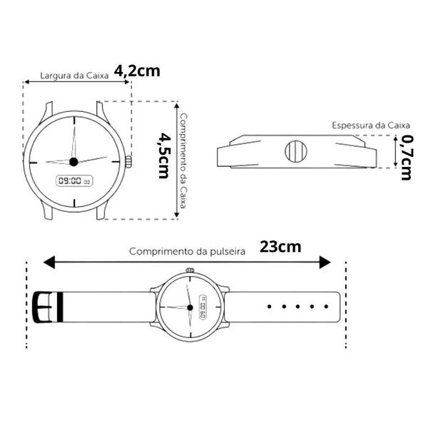 Imagem de Relogio Feminino Euro Pulseira Prata/Rose Eupc21Jac/5J