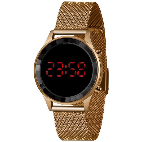 Imagem de Relógio Feminino Lince Digital LDR4647L PXRX Pulseira de Aço Rosê Gold