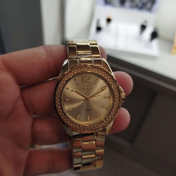 Imagem de Relógio Feminino LInce Dourado LRG4780L40