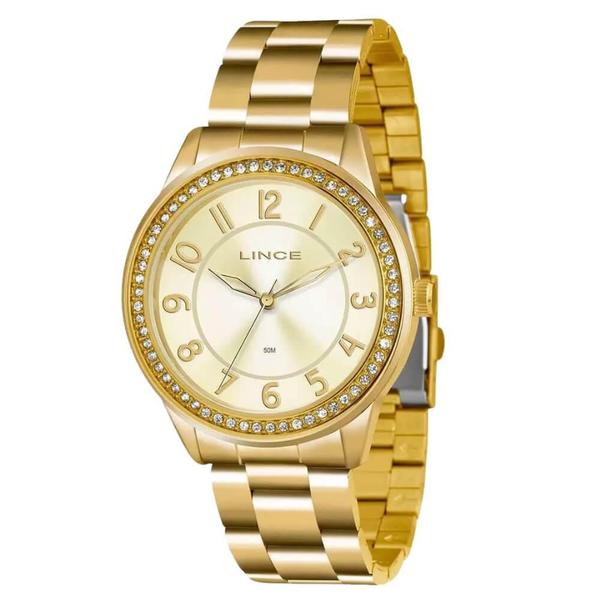 Imagem de Relógio Feminino Lince Lrg4339L C2Kx Dourado