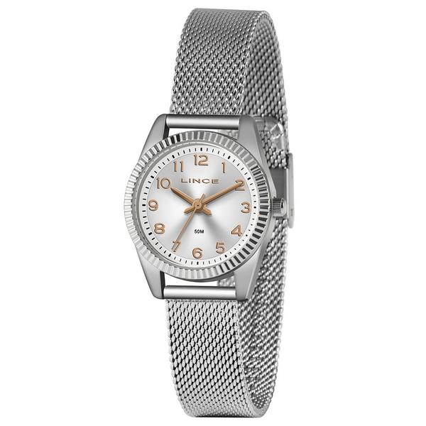 Imagem de Relógio Feminino Lince LRM4674L S2SX Pulseira de Aço Mesh Prata