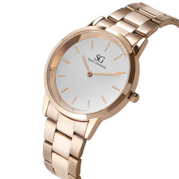 Imagem de Relógio Feminino Luxo Metal Belmont Rosé Gold 40mm