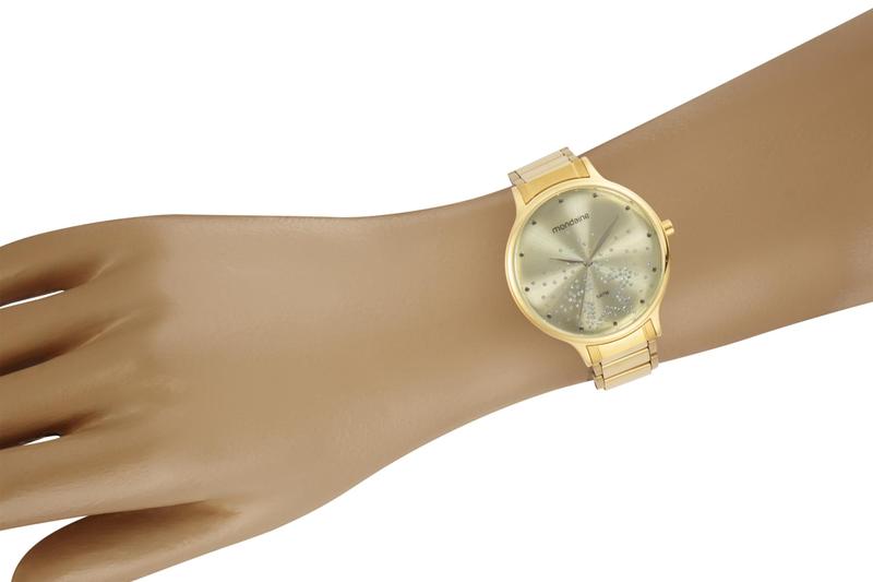 Imagem de Relogio feminino mondaine dourado 53862lpmvde2