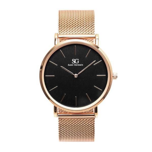 Imagem de Relógio Feminino Pulseira Rosé Saint Germain Nolita Black 40