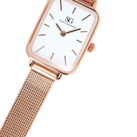 Imagem de Relogio feminino quadrado Square Nolita Rosé Gold-Saint Germain