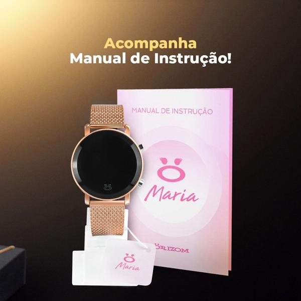 Imagem de Relogio feminino rosa silicone digital led barato casual