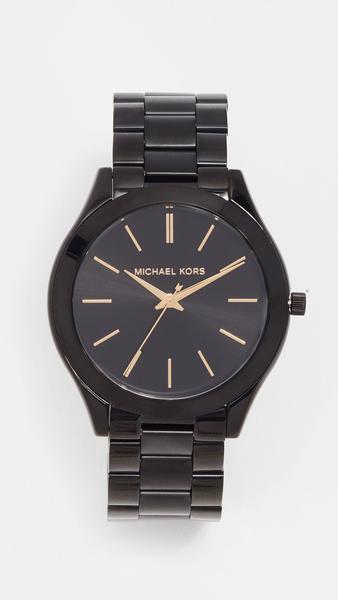 Imagem de Relógio feminino Slim Runway preto Michael Kors