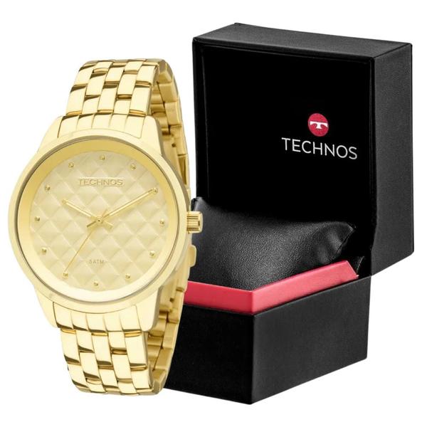 Imagem de Relógio Feminino Technos Dourado Fashion Clássico 2035LWM/4X