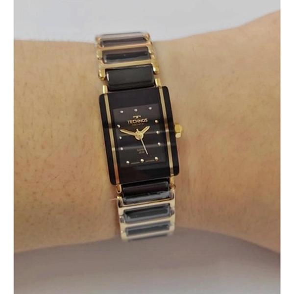 Imagem de Relógio Feminino Technos Elegance Ceramic Sapphire Mini Dourado 5Y30MYPAI/4P