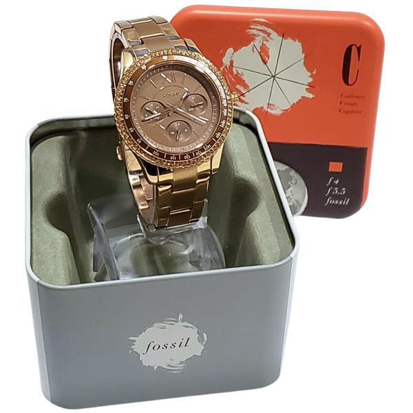 Imagem de Relógio Fossil Feminino Analógico Stella Rosé ES5109/1MN