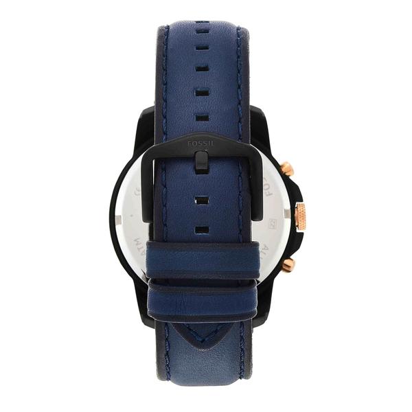 Relógio Fossil Grant FS5061, cronógrafo masculino, preto/azul marinho Imagem de Relógio Fossil Grant FS5061, cronógrafo masculino, preto/azul marinho