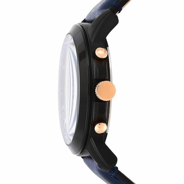 Relógio Fossil Grant FS5061, cronógrafo masculino, preto/azul marinho Imagem de Relógio Fossil Grant FS5061, cronógrafo masculino, preto/azul marinho