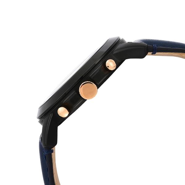 Relógio Fossil Grant FS5061, cronógrafo masculino, preto/azul marinho Imagem de Relógio Fossil Grant FS5061, cronógrafo masculino, preto/azul marinho
