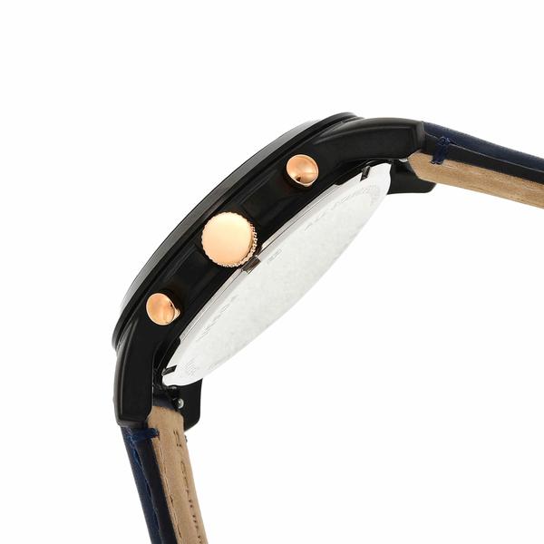 Relógio Fossil Grant FS5061, cronógrafo masculino, preto/azul marinho Imagem de Relógio Fossil Grant FS5061, cronógrafo masculino, preto/azul marinho