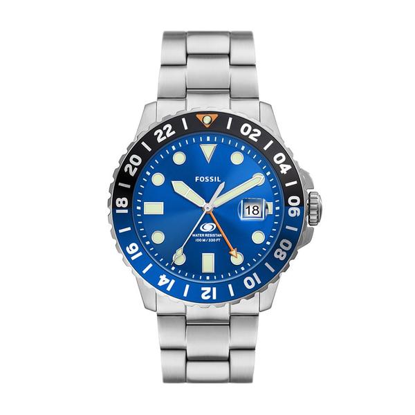 Imagem de Relógio Fossil Masculino Blue Prata - FS5991/1AN