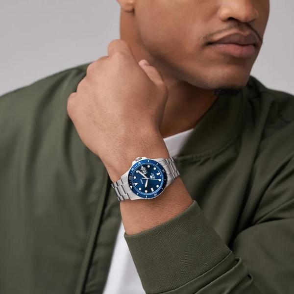 Imagem de Relógio Fossil Masculino Fossil Blue Prata - FS6029/1KN