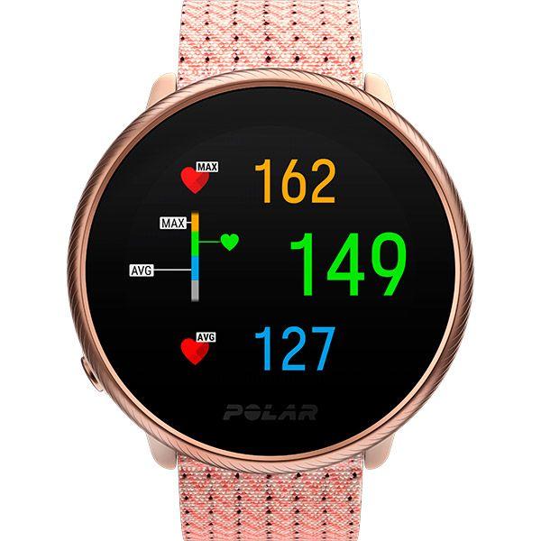 Imagem de Relógio GPS Multiesportes Monitor Cardíaco Polar Ignite 2 Rosa e Rose Gold