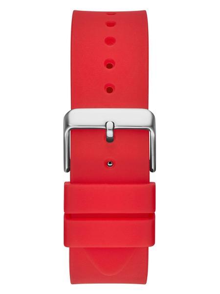 Imagem de Relógio GUESS GW0203G5 de quartzo de policarbonato para homens, vermelho