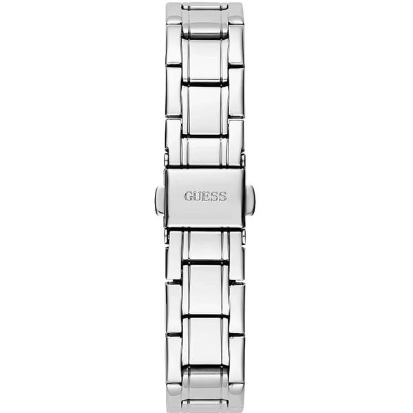 Imagem de Relógio GUESS Ladies 28 mm com pulseira prateada com mostrador branco