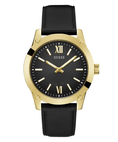 Imagem de Relógio GUESS para homens GUESS 44 mm, pulseira preta, mostrador preto