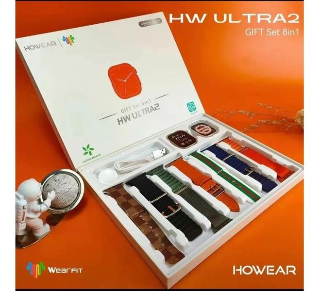 Imagem de Relógio Hw Ultra 2 AMOLED 49mm Troca Fundo e Pulseiras Exclusivas