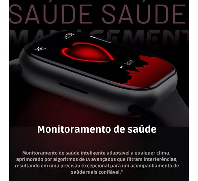 Imagem de Relógio HW9 Pro Max, Masculino e Feminino, Troca Pulseira e Recebe Notificações