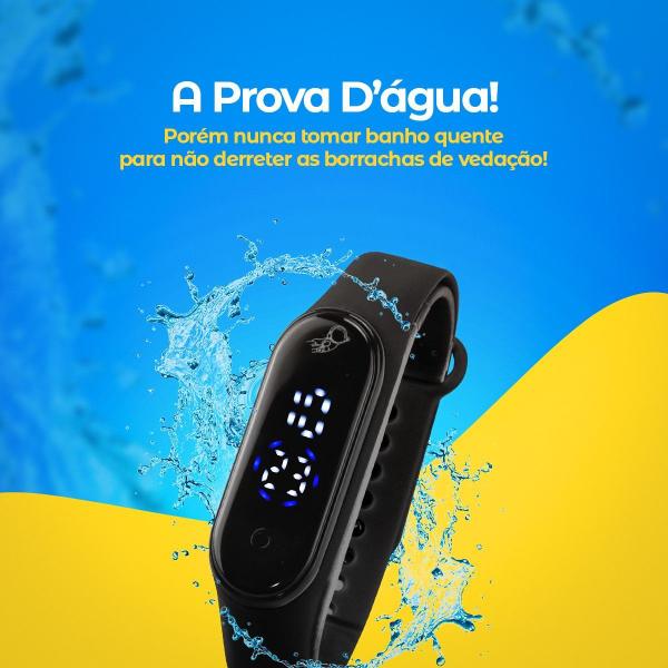 Imagem de Relógio Infantil Bracelete Silicone Ajustável - Qualidade Premium - Orziom