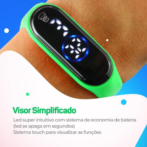 Imagem de Relogio Infantil digital bracelete prova agua garantia envio